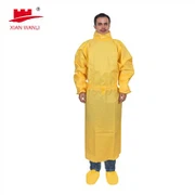 टाइप 3 बी 4 बी रासायनिक सुरक्षात्मक गाउन